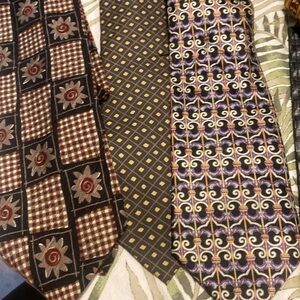 Three beautiful men’s silk ties,Geoffrey Beene, Jim Thompson, and Serica elite